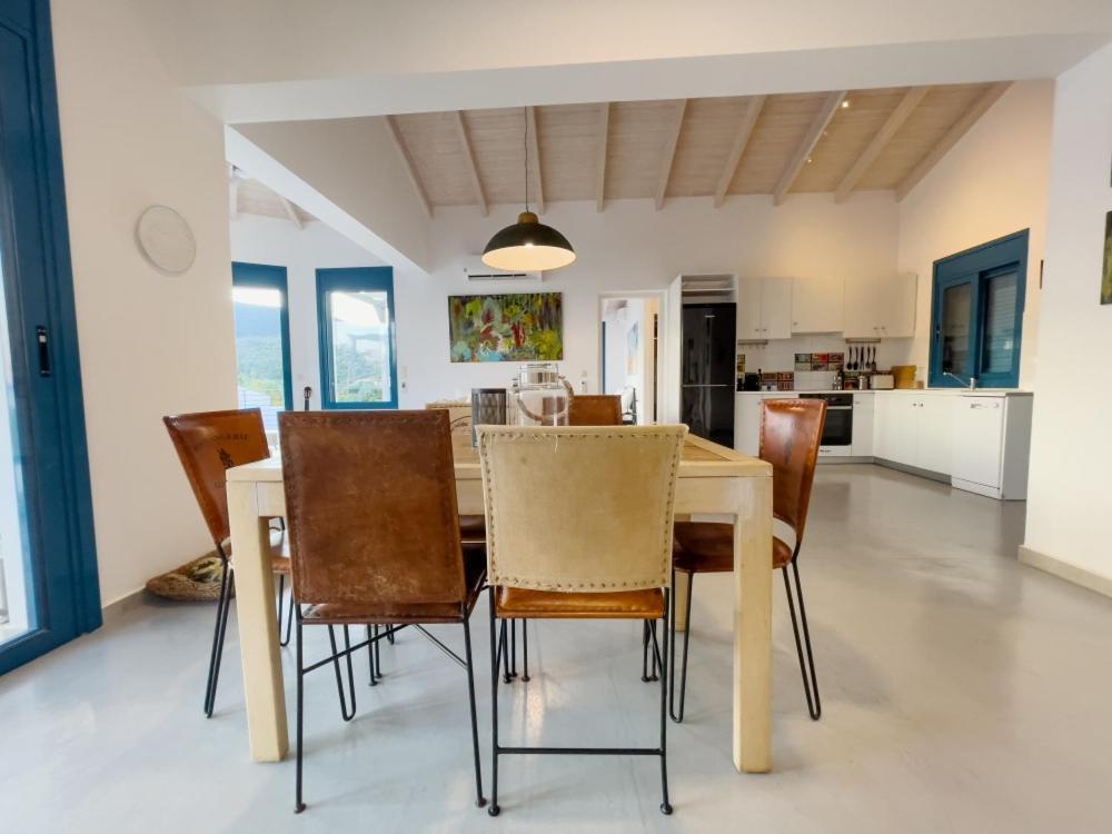 Zidanos Luxurious Sea Front Villa Marandokhórion Dış mekan fotoğraf