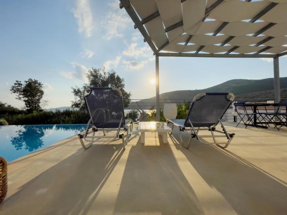 Zidanos Luxurious Sea Front Villa Marandokhórion Dış mekan fotoğraf