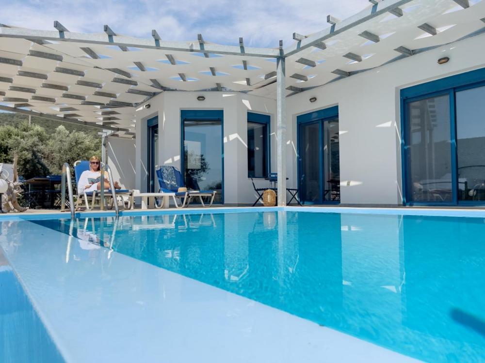 Zidanos Luxurious Sea Front Villa Marandokhórion Dış mekan fotoğraf