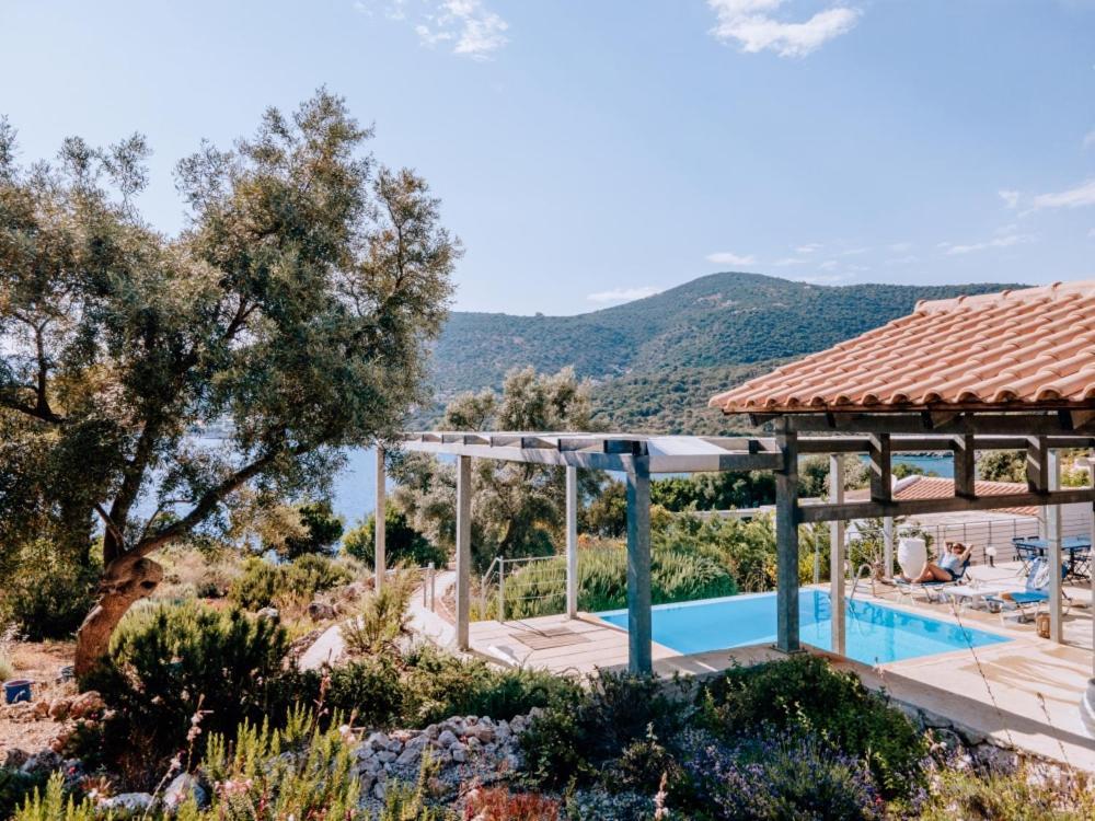 Zidanos Luxurious Sea Front Villa Marandokhórion Dış mekan fotoğraf