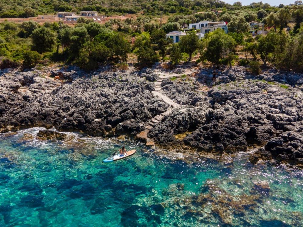 Zidanos Luxurious Sea Front Villa Marandokhórion Dış mekan fotoğraf