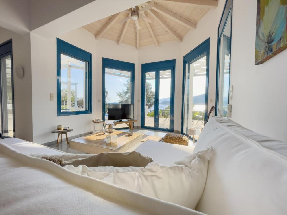 Zidanos Luxurious Sea Front Villa Marandokhórion Dış mekan fotoğraf