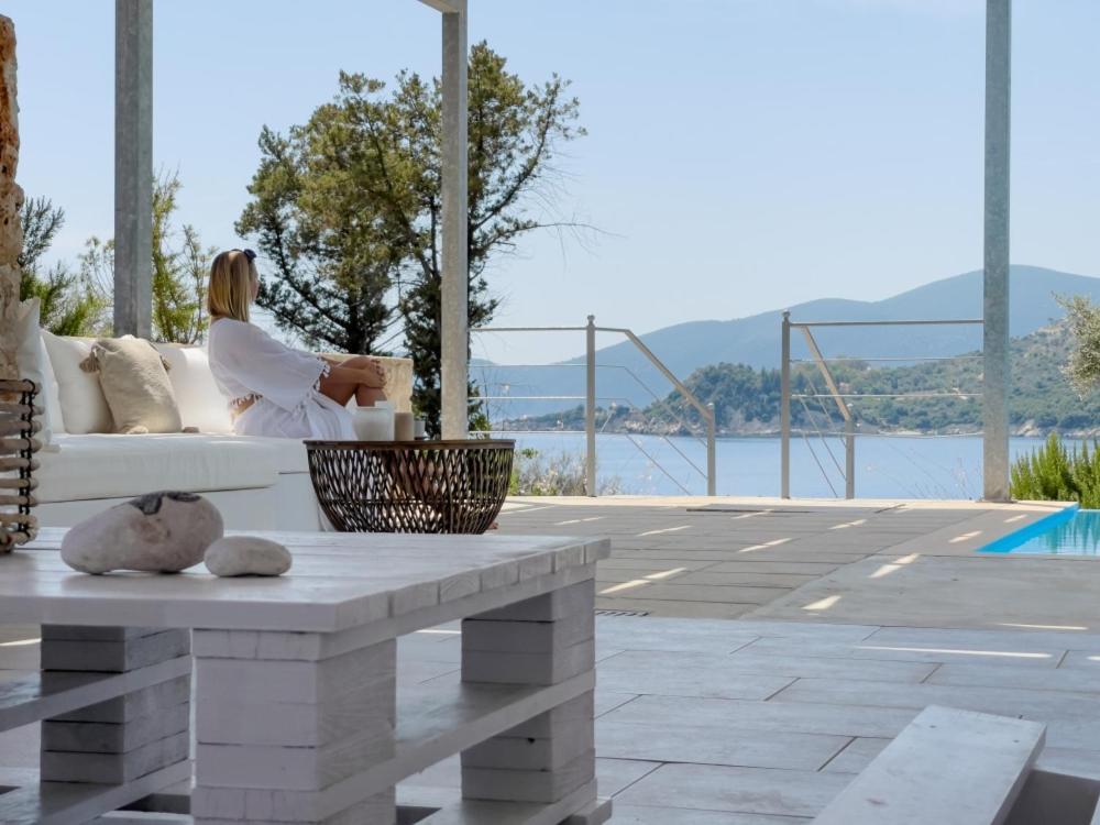 Zidanos Luxurious Sea Front Villa Marandokhórion Dış mekan fotoğraf