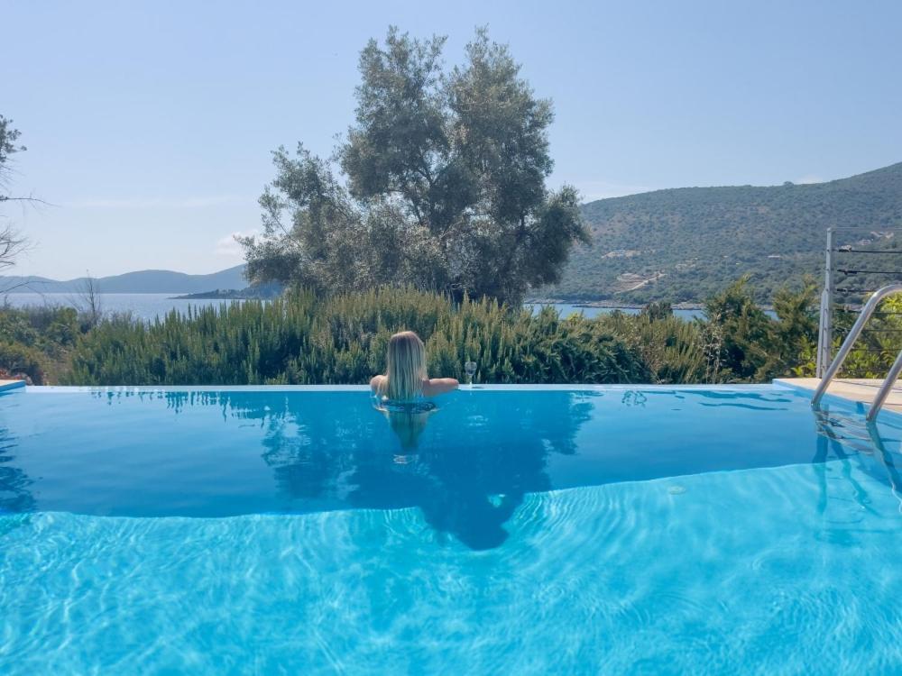 Zidanos Luxurious Sea Front Villa Marandokhórion Dış mekan fotoğraf