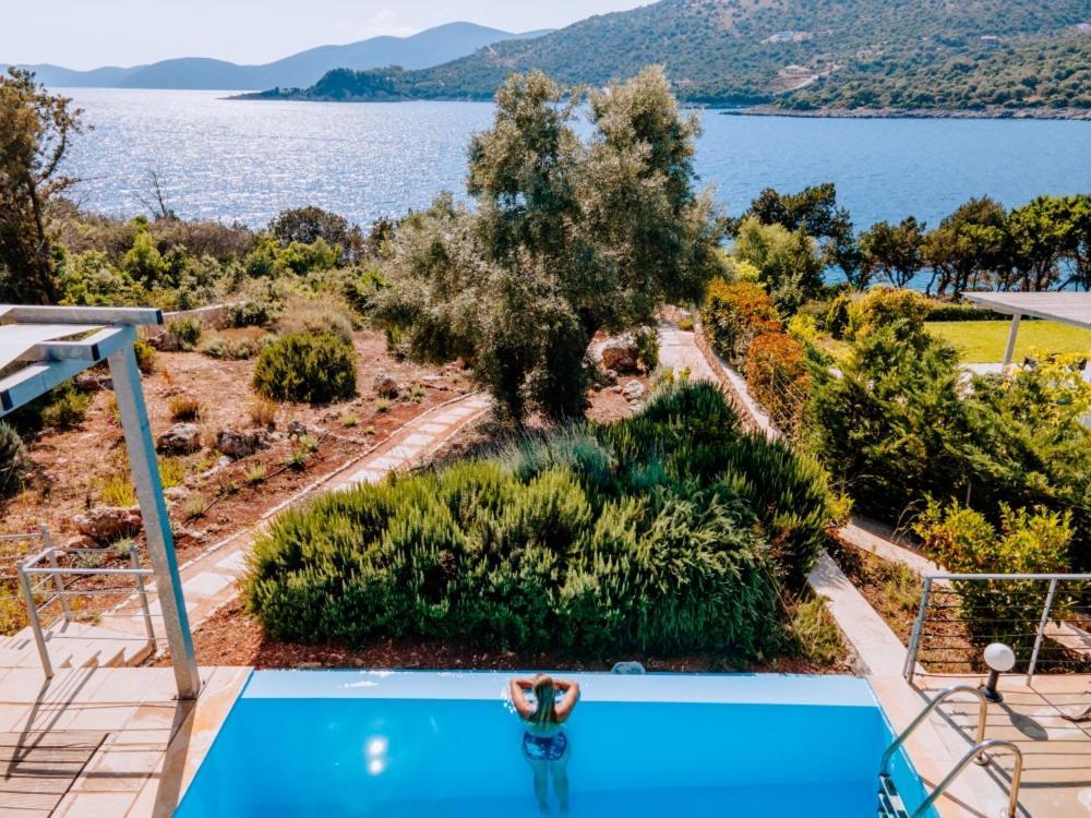 Zidanos Luxurious Sea Front Villa Marandokhórion Dış mekan fotoğraf
