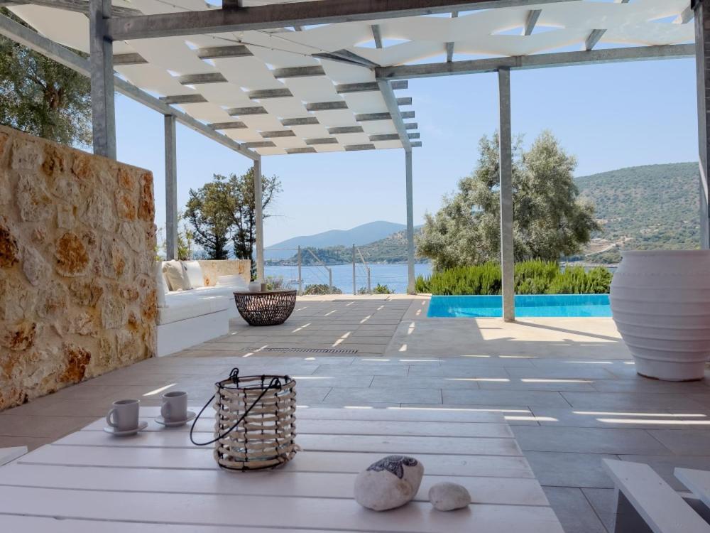 Zidanos Luxurious Sea Front Villa Marandokhórion Dış mekan fotoğraf