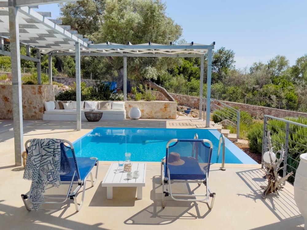 Zidanos Luxurious Sea Front Villa Marandokhórion Dış mekan fotoğraf