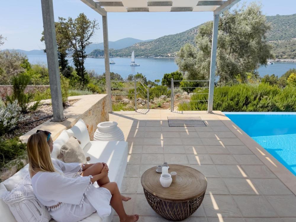 Zidanos Luxurious Sea Front Villa Marandokhórion Dış mekan fotoğraf