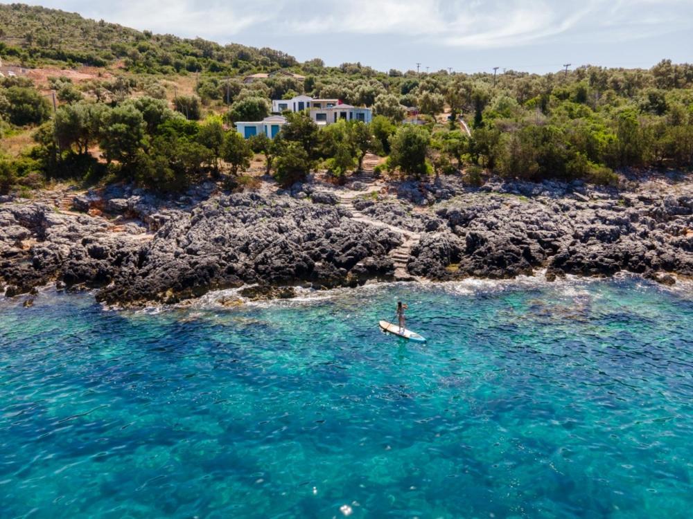Zidanos Luxurious Sea Front Villa Marandokhórion Dış mekan fotoğraf